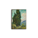 Cypresses - Selviler Kanvas Tablo