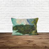 Cypresses - Selviler / Van Gogh Çift Taraflı Yastık Kılıfı 2 Adet