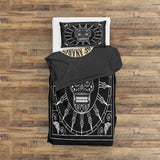 Mexican Skull Black/White Mandala & Sons of Anarchy Çift Taraflı Nevresim Takımı