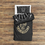 Mexican Skull Black/White Mandala & Sons of Anarchy Çift Taraflı Nevresim Takımı