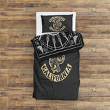 Mexican Skull Black/White Mandala & Sons of Anarchy Çift Taraflı Nevresim Takımı