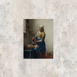The Milkmaid Kanvas Tablo