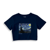 The Starry Night Crop Tişört