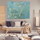 Almond Blossoms - Çiçek Açan Badem Ağacı Duvar Örtüsü