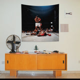 Muhammed Ali And Sonny Liston Usa 1965 Duvar Örtüsü