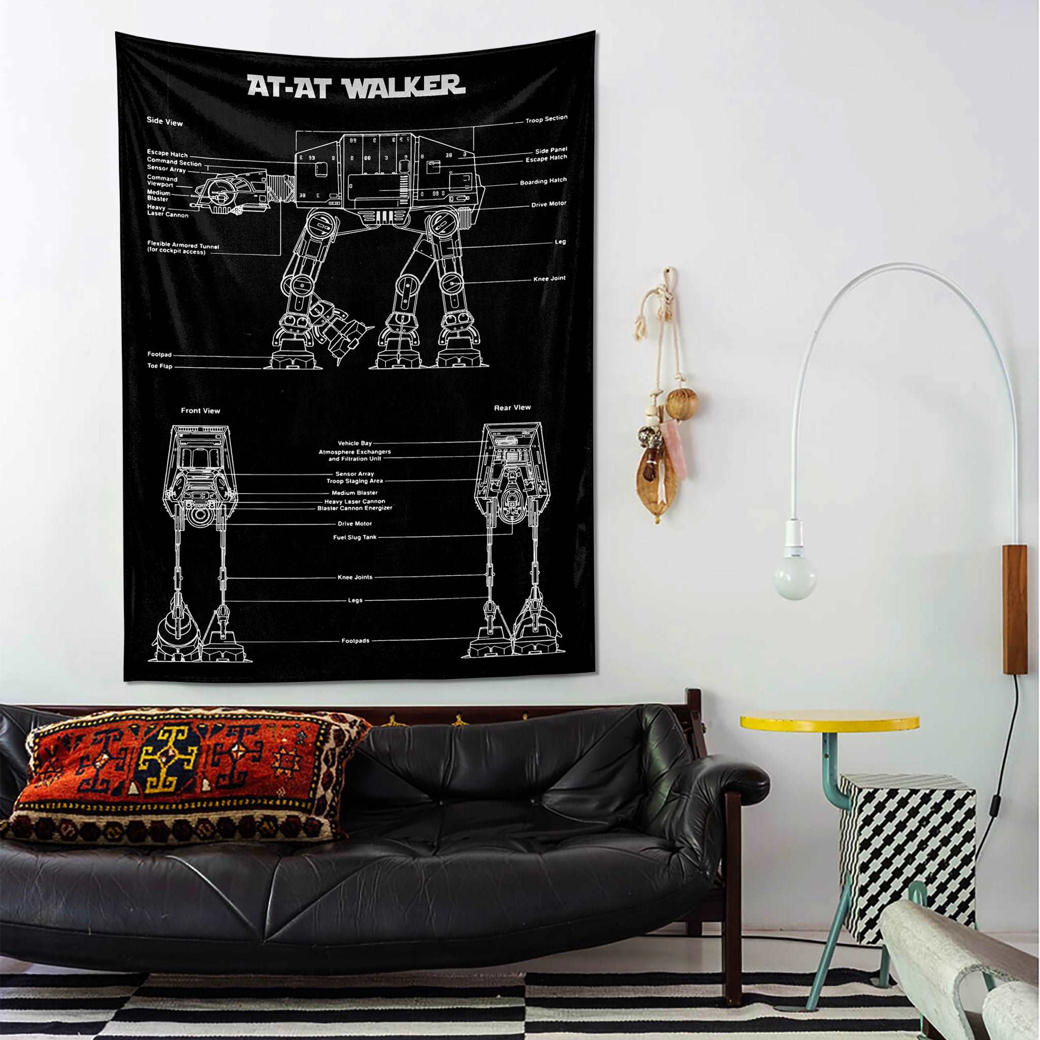 AT-AT Walker Chalkboard - Duvar Örtüsü