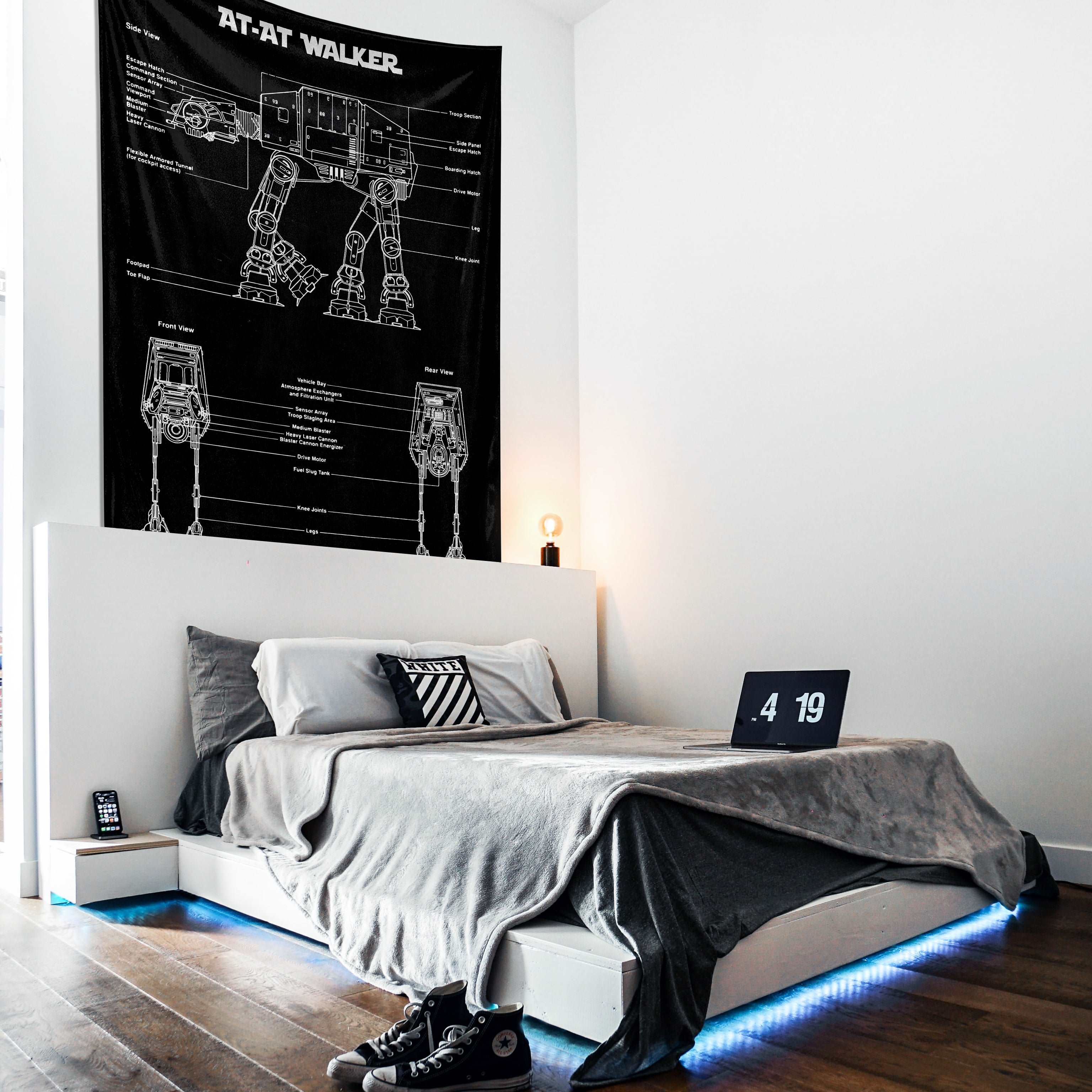 AT-AT Walker Chalkboard - Duvar Örtüsü