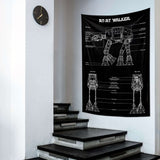 AT-AT Walker Chalkboard - Duvar Örtüsü