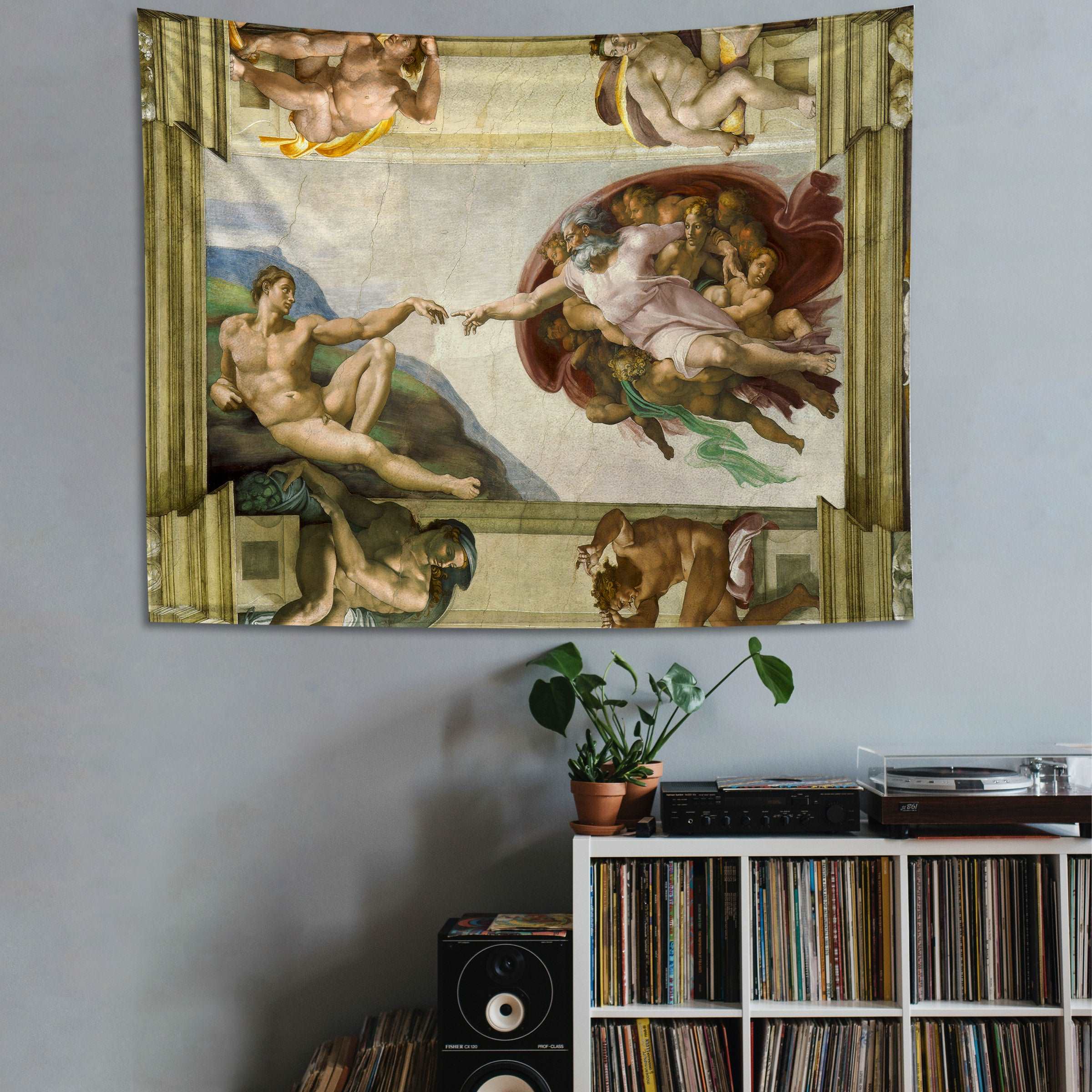 Adem'in Yaratılışı - The Creation of Adam Duvar Örtüsü