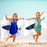 a Fish - Balıklı Plaj Havlusu