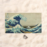 The Great Wave of Kanagawa Plaj Havlusu