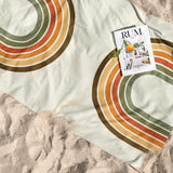 Rainbow / Retro Plaj Havlusu