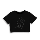 Women / Kadın Silüeti Crop Tişört