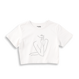 Women / Kadın Silüeti Crop Tişört