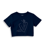 Women / Kadın Silüeti Crop Tişört