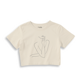 Women / Kadın Silüeti Crop Tişört