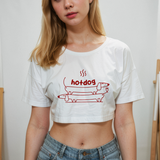 Hotdog Crop Tişört