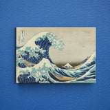Kanagawa Oki Nami Ura - Kanagawa Dalgası Kanvas Tablo