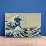 Kanagawa Oki Nami Ura - Kanagawa Dalgası Kanvas Tablo