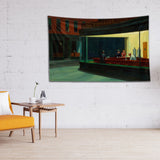 Nighthawks / Gece Kuşları Duvar Örtüsü
