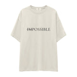 IMPOSSIBLE Oversize Tişört