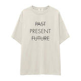 Past Present Future Oversize Tişört