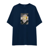 Albert Einstein / Homer Simpson Oversize Tişört