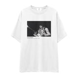Jimi Hendrix Falkoner Centret Copenhagen 1969 Oversize Tişört