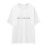 Never Look Back Oversize Tişört