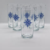 Compass / Pusula Baskılı Paşabahçe Rakı Kadehi