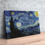 The Starry Night - Yıldızlı Gece Kanvas Tablo