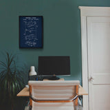 Football Field Navyblue - Futbol Sahası Poster