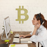 Bitcoin Gold - Metal Duvar Dekoru