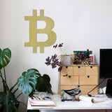 Bitcoin Gold - Metal Duvar Dekoru