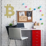 Bitcoin Gold - Metal Duvar Dekoru