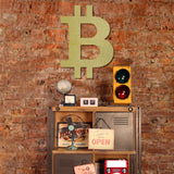 Bitcoin Gold - Metal Duvar Dekoru