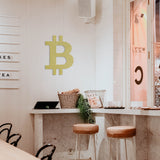 Bitcoin Gold - Metal Duvar Dekoru