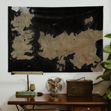 Game Of Thrones Map Duvar Örtüsü