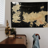 Game Of Thrones Map Duvar Örtüsü