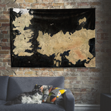 Game Of Thrones Map Duvar Örtüsü