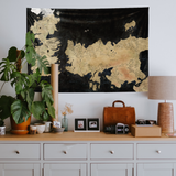 Game Of Thrones Map Duvar Örtüsü