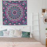 Purple Mandala - Mor Mandala Duvar Örtüsü
