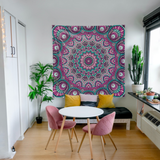 Purple Mandala - Mor Mandala Duvar Örtüsü