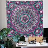 Purple Mandala - Mor Mandala Duvar Örtüsü