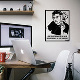 Elon Musk Metal Tablo