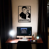 Elon Musk Metal Tablo