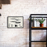USS Enterprise Ivory Poster
