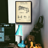 Football Goal Vintage - Kale Poster