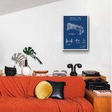 Football Goal Blueprint - Kale Poster