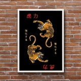 Twin Tigers - Kaplanlı Poster